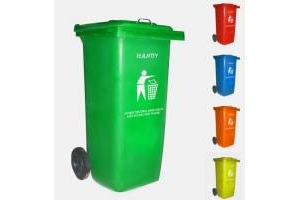 thùng rác, xe gom rác, nhà vệ sinh công cộng