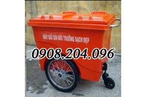 Thùng rác nhựa composite 660 lít giá rẻ bền call 0908204096 Ms Linh