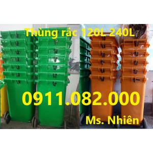 Cung cấp thùng rác 120L 240L 660L giá rẻ- lh 0911.082.000- Ms Nhiên