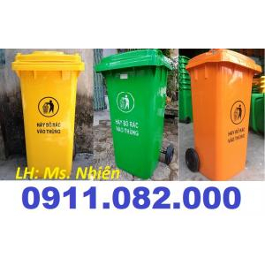  Sỉ lẻ các loại thùng rác nhựa,  thùng rác 120L 240L 660L,thùng rác y tế giá thấp- lh 0911082000