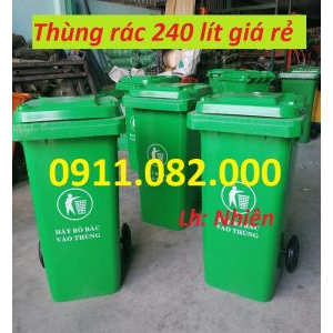  Giảm giá đầu năm thùng rác giá rẻ- thùng rác 120L 240L 660L -lh 0911082000