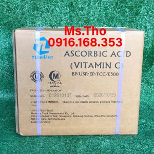 VITAMIN C Nguyên liệu, Ascorbic acid 99% Tianli