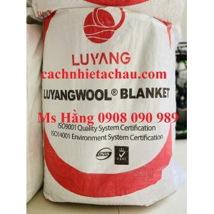 Bông Ceramic Luyangwool tỷ trọng 96 và 128kg/m3, hàng không thùng, giá rẻ, chịu nhiệt 1260 độ C