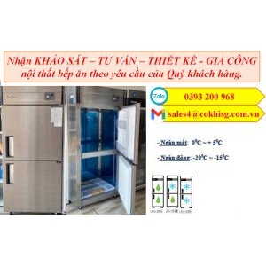 Tủ lạnh bảo quản thực phẩm 2 cánh Unique_Hàn Quốc