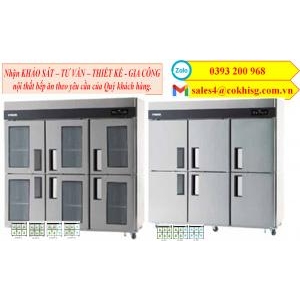 Tủ lạnh bảo quản thực phẩm 6 cánh Unique_Hàn Quốc
