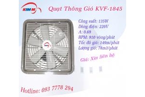 135W - Quạt thông gió công nghiệp DASIN KVF-1845