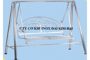 Bàn inox 304 ghế inox 201 Kệ inox 304 võng xích đu