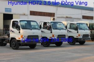 Hyundai HD72 Đồng Vàng  3.5 tấn 2014