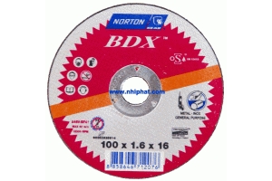 Đá cắt sắt /thép/ inox  Norton BDX