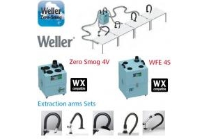 Fume extraction, smog absorber, máy hút khói hàn, máy hút khói hàn Weller, Weller, Zero smog 4V, WFE 4S, WFE 2X, WFE 2ES