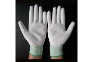 Găng tay chống tĩnh điện carbon phủ PU bàn