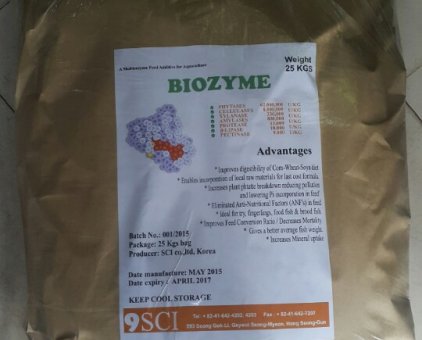 Biozyme enzyme tăng trọng cho tôm cá