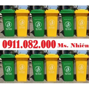 Địa điểm bán thùng rác nhựa giá rẻ ở khánh hòa- thùng rác 120 lít 240 lít,thùng rác môi trường