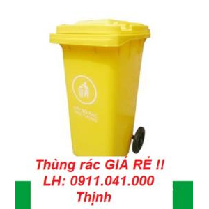 Phân phối thùng rác 120lit 240lit giá rẻ - 0911.041.000