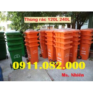 Cung cấp thùng rác số lượng lớn giá rẻ toàn quốc- Thùng rác 120L 240L 660L- lh 0911.082.000