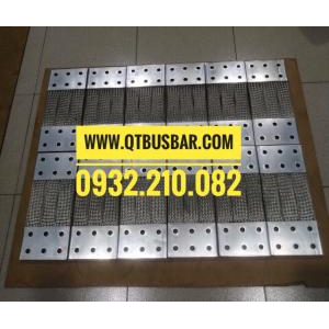 Nhà sản xuất và cung cấp thanh đồng mềm, Flexible busbar, Dây đồng bện mạ thiếc, Dây đồng bện tiếp địa máng cáp, tiếp địa tủ điện