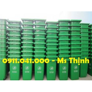 Thùng rác 120lit đảm bảo vệ sinh lh 0911.041.000