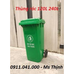 Bán thùng rác loại 60lit, 120lit, 240lit, 660lit gọi 0911.041.000