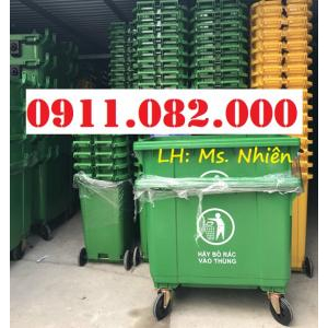 Khánh hoà- Nơi bỏ sỉ lẻ thùng rác nhựa, thùng rác 120L 240L giá rẻ- lh 0911082000