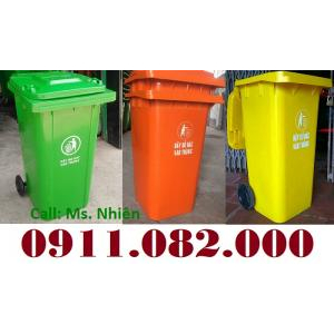  Xả thùng rác 240 lít giá rẻ tại kiên giang- Thùng rác nhựa, thùng rác công cộng- lh 0911082000