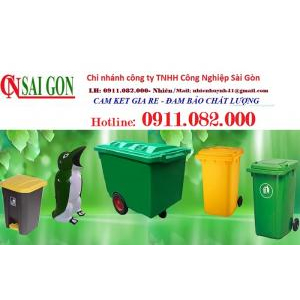 Cung cấp thùng rác giá rẻ tại cần thơ- thùng rác 120L 240L, thùng rác văn phòng-lh 0911082000