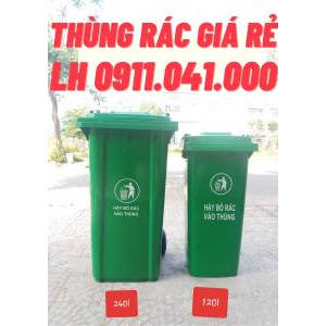 Bỏ sỉ và lẻ thùng rác 120lit 240lit giá rẻ - 0911.041.000