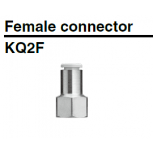 đầu nối thẳng ren trong SMC KQ2F series
