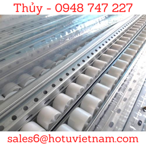 Thanh truyền con lăn nhựa 40, 60 (Roller) 4m/1 thanh