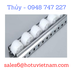 Thanh truyền con lăn nhựa 40, 60 (Roller) 4m/1 thanh