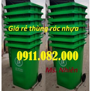 PP thùng rác 120 lít 240 lít giá rẻ tại tiền giang- giảm giá thùng rác nhựa giá thấp- lh 0911082000