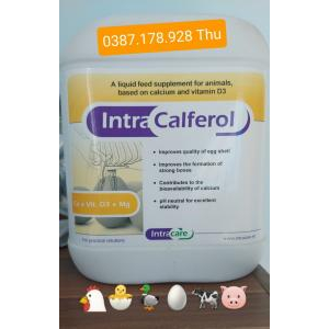 IntraCalferol điều trị thiếu Canxi, loãng xương vật nuôi, cứng vỏ tôm