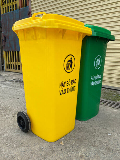 Thùng rác nhựa đặt tại công viên giá rẻ