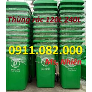 Sỉ giá rẻ số lượng thùng rác 120L 240L 660L giá rẻ tại đồng tháp, thùng rác nắp kín đủ màu- lh 0911082000
