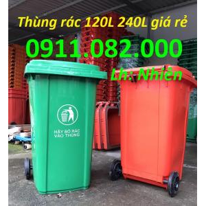 Cung cấp thùng rác nhựa, thùng rác inox,  thùng rác y tế, thùng rác 120L 240l giá rẻ- lh 0911082000
