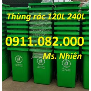 Thùng rác y ết giá rẻ- thùng rác 120L 240L 660L giá sỉ tại đồng tháp- lh 0911082000