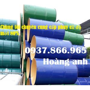 Mua thùng phuy cũ ở đâu, phuy mới, phuy sắt.,Phuy cũ độ mới 80%, phuy đựng xăng dầu