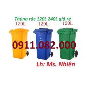 Đại hạ giá thùng rác 120l 240l  660- Nơi bán thùng rác giá rẻ tại hậu giang- lh 0911082000