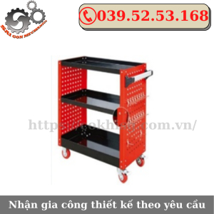 Xe Đẩy Dụng Cụ Đồ Nghề 3 Tầng CKSG -8205