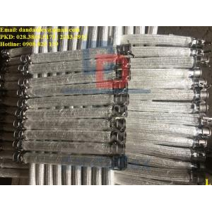 Ống kim loại mềm, ống mềm inox 316, khớp nối mềm inox 321, khớp chống rung nối bích 
