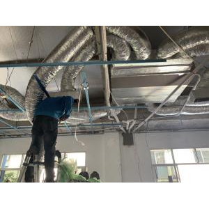 Thi công lắp đặt máy lạnh giấu trần nối ống gió cho hội trường tại tình Khánh Hòa