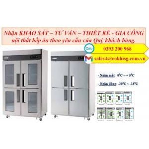 Tủ lạnh bảo quản thực phẩm 4 cánh Unique_Hàn Quốc