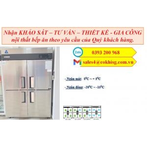 Tủ lạnh bảo quản thực phẩm 4 cánh Unique_Hàn Quốc