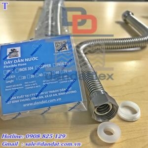 Ống dẫn nước nước, dây dẫn nước inox chịu nhiệt,dây dẫn nước bình nóng lạnh, day dan nuoc