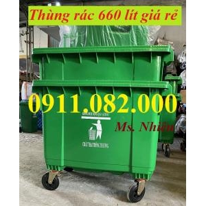  Thùng rác giá sỉ siêu tiết kiệm-lh 0911082000 chuyên cung cấp thùng rác 120L 240L giá rẻ