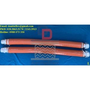 Khớp chống rung, Flexible Joint, ống mềm bọc inox 304, ống ruột gà lò xo chịu nhiệt