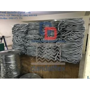 Ống ruột gà lõi thép luồn dây điện bọc nhựa PVC, Ống thép mạ kẽm luồn dây điện PVC 