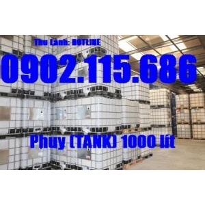 Tank nhựa 1000l, thùng nhựa 1000l, Bồn nhựa (tank nhựa) IBC 1000 lít
