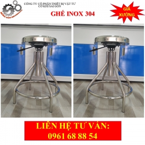 GHẾ PHÒNG THÍ NGHIỆM INOX MODEL CKSG-9105
