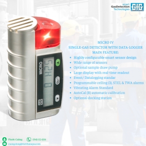 Máy đo khí cầm tay - Máy đo khí độc đơn chỉ tiêu - MICRO IV GfG Germany - Vietthaiaqua