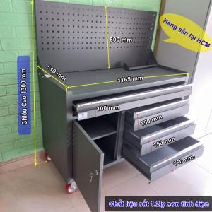 Tủ đồ nghề 6 ngăn bảng treo hàng sẵn tại HCM 